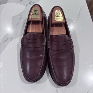Peter Millar Leather Loafer Brown 9